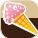 disegno di un cono gelato